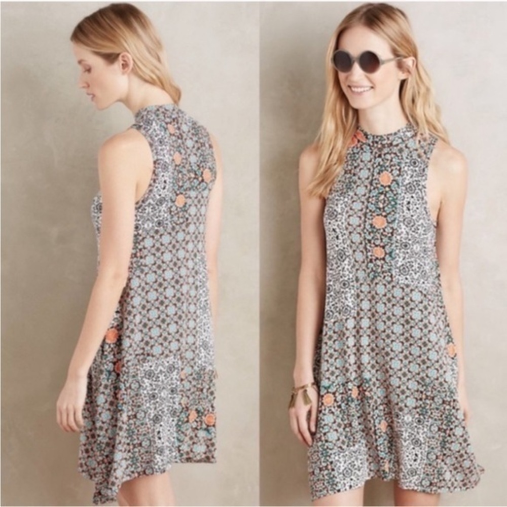 Anthropologie Maeve Lilt Swing Dress Sz XS
